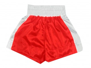 Shorts Boxe Anglaise Old School Kanong : KNBSH-301-Classic-Rouge