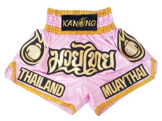 Kanong Short Boxe Thai Enfants : KNS-118-Rose