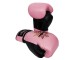 Gant de Boxe Rose en cuir de Kanong : Rose/Noir