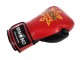 Gant de Boxe en cuir de Kanong "Thai Kick" : Bordeaux/Or