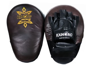 Kanong Protège-tibias Boxe Thaï : Noir/Gris