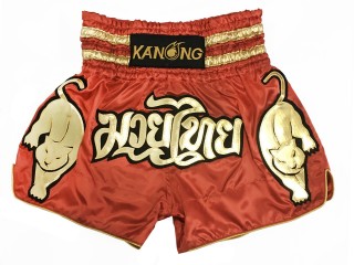 Kanong Short Muay Thai  Thailand : KNS-135-Rouge