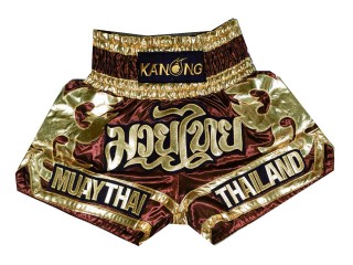 Kanong Short Muay Thai Thailand : KNS-136-Bordeaux