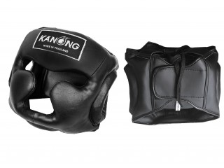 Casque Muay Thai Kanong : Noir