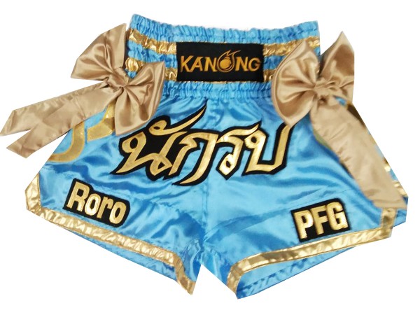 Short de Muay Thai Kick Boxing hommes Personnalisé : KNSCUST-1034