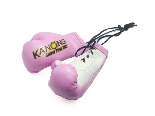 Kanong suspendu petits gants de boxe: Rose Clair