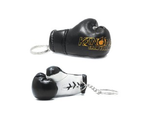 Porte-clés de gants de boxe Kanong: Noir