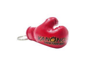 Porte-clés de gants de boxe Kanong: Rouge