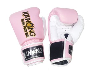 Gants de boxe enfant Kanong : Rose Clair