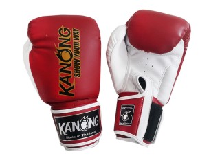 Gants de boxe enfant Kanong : Rouge