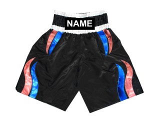 Shorts Boxe Anglaise Personnalisé : KNBSH-028-Noir