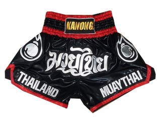 Kanong Short Muay Thai Femme : KNS-118-NOir