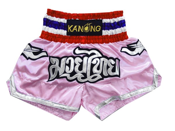 Gants de boxe enfant Kanong : Rose Clair