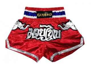 Kanong Short Boxe Thai : KNS-125-Rouge