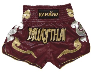 Kanong Short Boxe Thai : KNS-126-Bordeaux