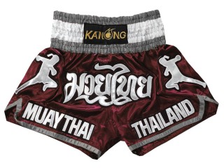 Kanong Short Boxe Thai : KNS-133-Bordeaux