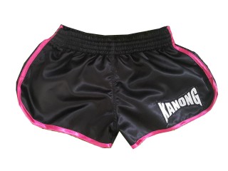 Short Muay Thai Femme  de Kanong : KNSWO-402-noir