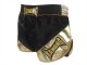 Kanong Retro Short Boxe Thai : KNSRTO-201-Noir-Or