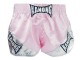 Kanong Retro Short Boxe Thai : KNSRTO-201-rose-argent