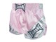 Kanong Retro Short Boxe Thai : KNSRTO-201-rose-argent