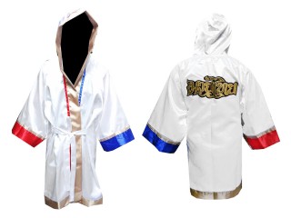 Kanong Peignoir de Muay Thai :Blanc