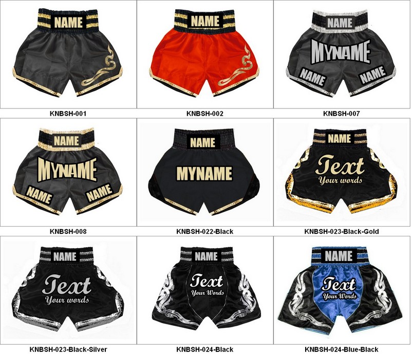 Vêtements de Boxe personnalisables